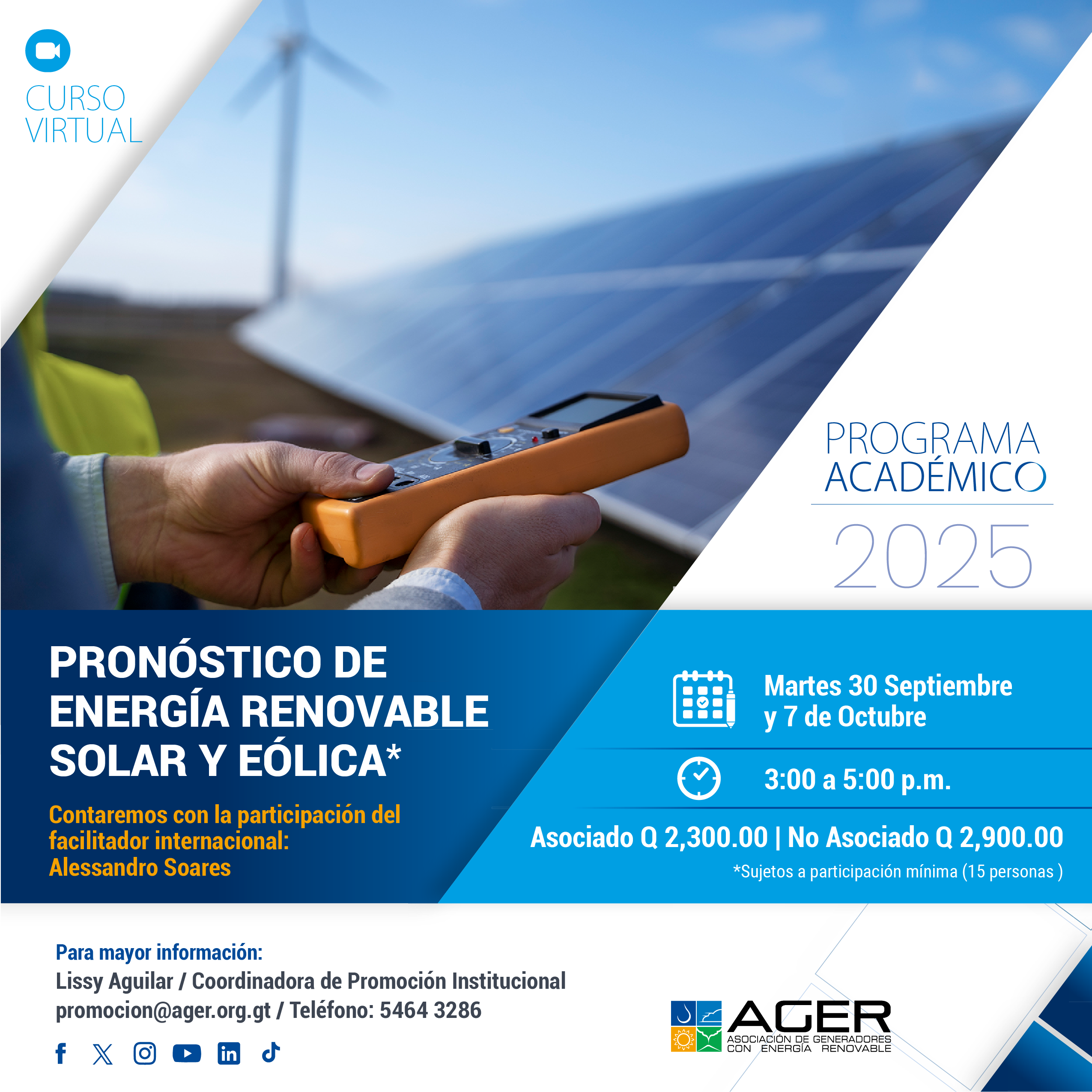 Pronóstico de Energía Renovable Solar y Eólica