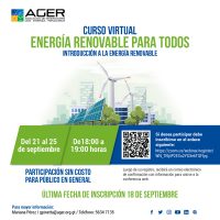Curso virtual: Energía Renovable para todos